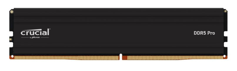 Crucial Pro 16GB (1x16GB) DDR5 UDIMM 6400MHz CL38 Black Heat Spreader Support Intel XMP AMD Ryzen Desktop PC Gaming Memory Crucial Pro 16GB (1x16GB) DDR5 UDIMM 6400MHz CL38 Black Heat Spreader Support Intel XMP AMD Ryzen Desktop PC Gaming Memory